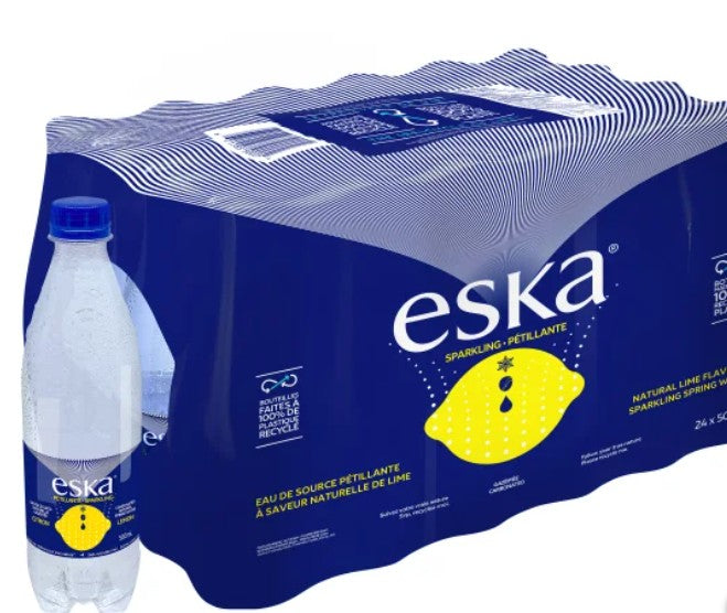 Eska Carbonated Lemon Spring Water(24-pack)
