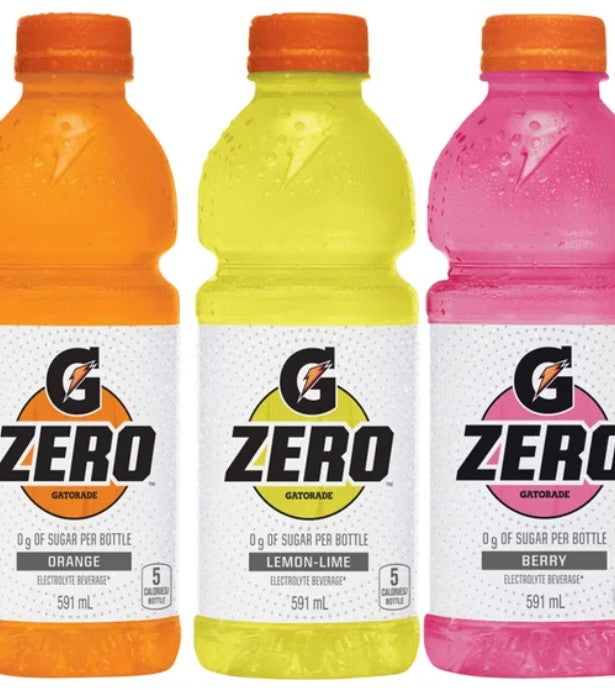 Gatorade Zero, No sugar