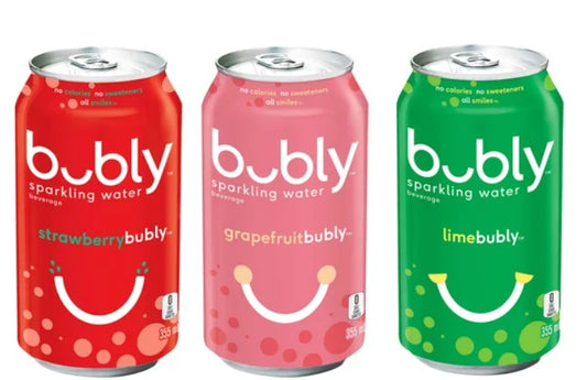 Bubly Sparkling Water Variety 355 mL Pack of 24