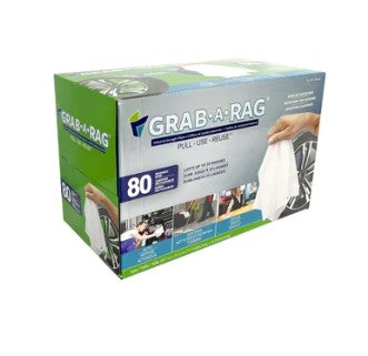 Grab-A-Rag Washable Microfibre Rags, 80-count