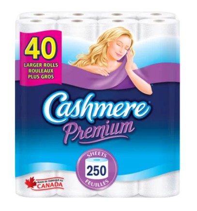 Cashmere Premium Soft & Thick Toilet Paper, 40-pack