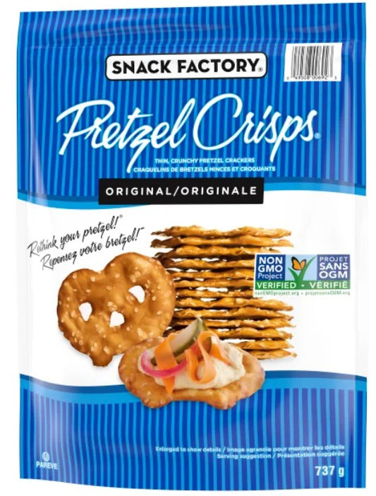 Pretzel Crisps - Original Pretzel Crackers, 737 g
