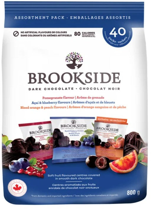 Brookside Dark Chocolate, 40 × 20 g
