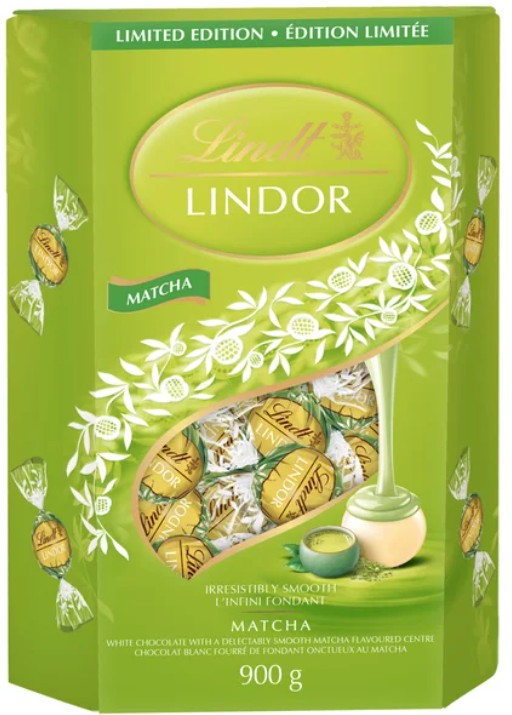 Lindt Lindor Chocolate, Matcha, 900 g