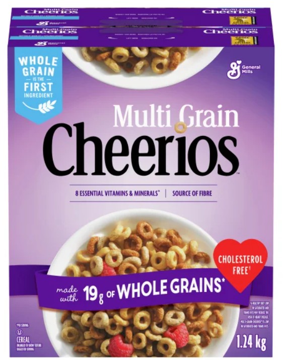 Multi-Grain Cheerios Jumbo Pack, 1.24 kg