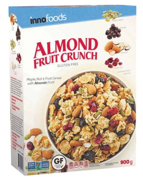 Inno Foods Almond Fruit Crunch Cereal, 900 g