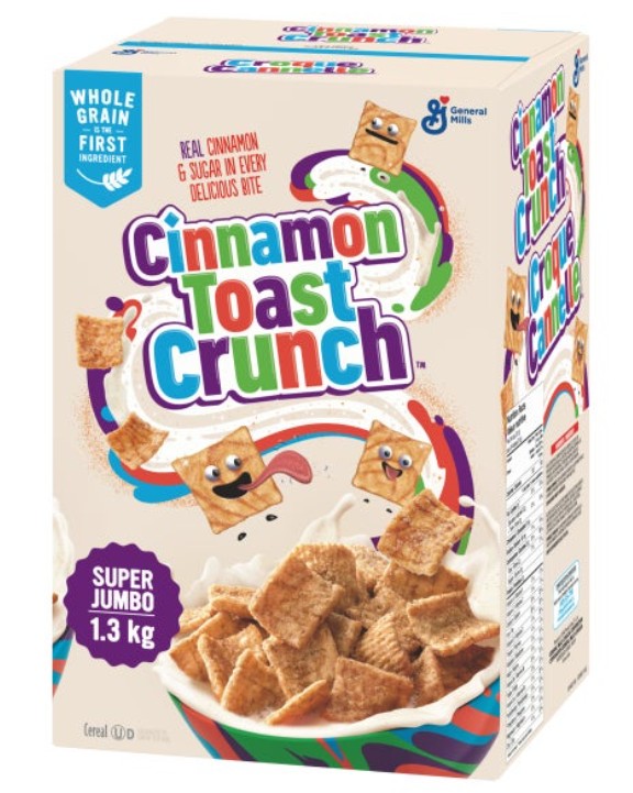 Super Jumbo Cinnamon Toast Crunch Cereal, 1.3 kg
