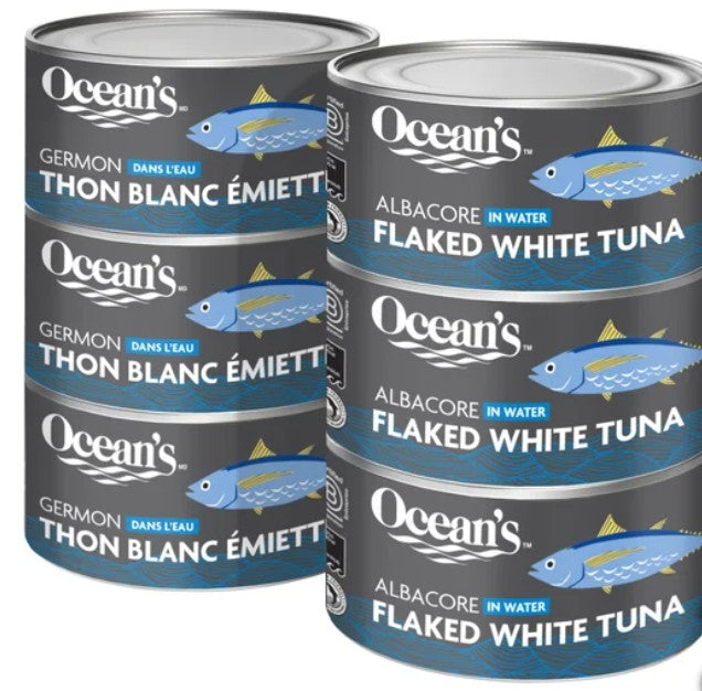 Ocean’s Flaked White Albacore Tuna, 6 × 184 g