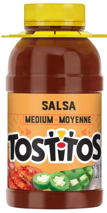 Tostitos Medium Salsa, Twin Pack, 2 x 1.21 L