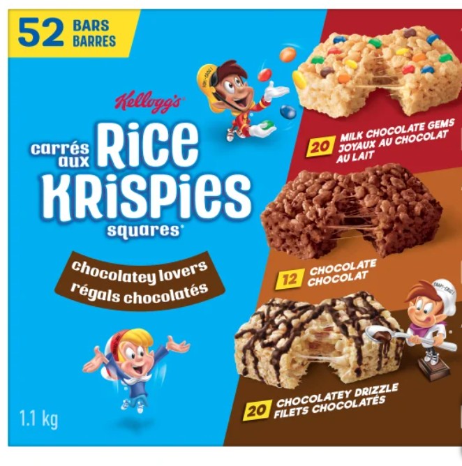 Kellogg's Rice Krispies Variety, 52 Bars