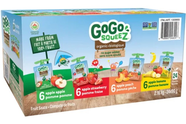 Gogo Squeez Variety Pack  24 x 90g