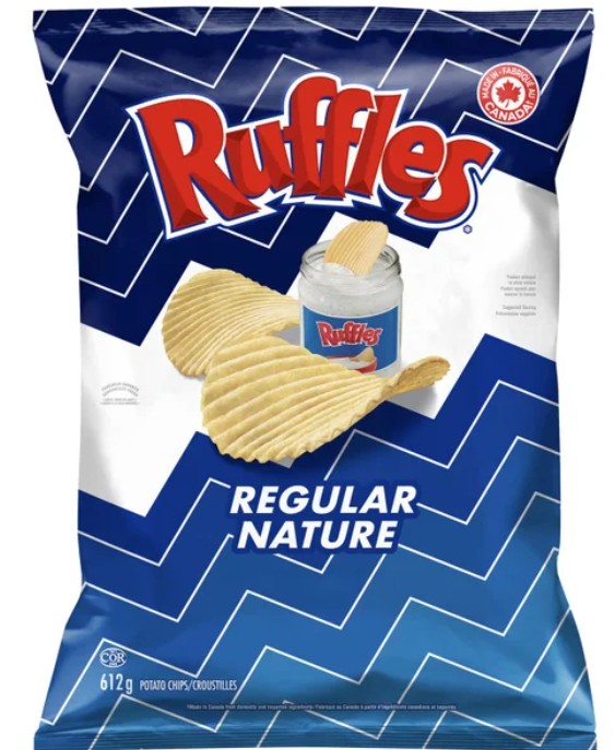 Frito Lay Doritos Ruffles Regular