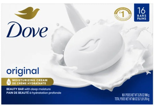 Dove Original Bar Soap (16 X 106g)