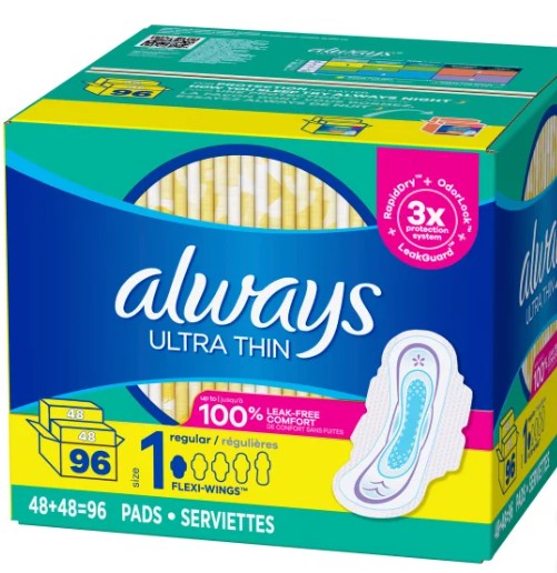 Always Regular Pads Pack Of 96