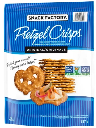 The Snack Factory Pretzel Crisps 737 g