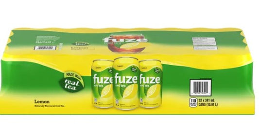 Fuze Lemon Iced Tea , 341 mL, 32-pack