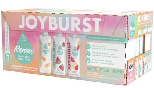 Joyburst Renew Hydration Beverage Variety Pack 500 mL, 18-pack