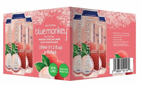 Blue Monkey Sparkling Juice 16 x 330mL