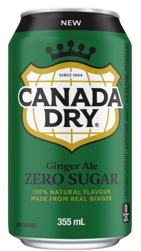 Canada Dry Ginger Ale Zero CAN355 mL