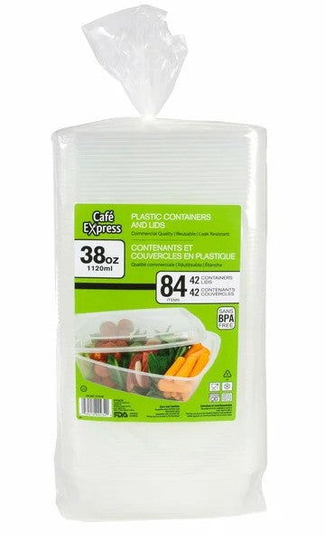 Café Express Food Storage Container Pack of 42