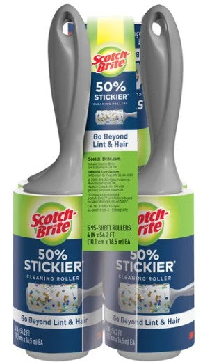 Scotch-Brite Lint Roller, 95-count, 5-pack