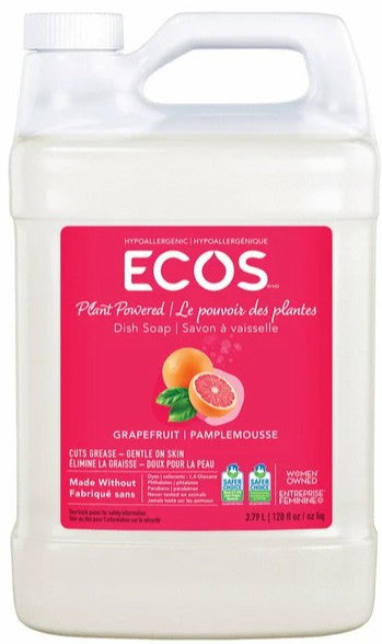 Ecos Liquide Dish Soap 3.79 L+ 739 mL