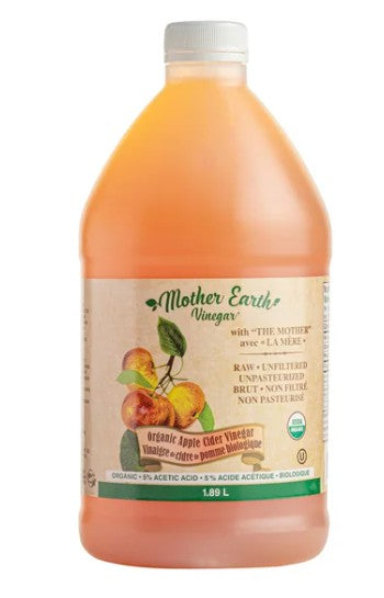 Mother Earth Vinegar Organic Apple Cider Vinegar, 1.9 L