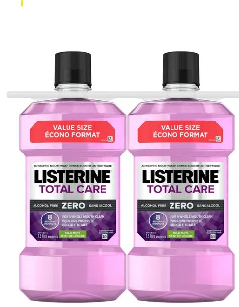 Listerine Total Care Zero, 1.5 L, Pack of 2