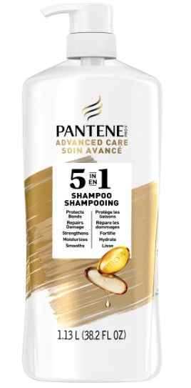 Pantene 5 in 1 Shampoo, 1.13 L