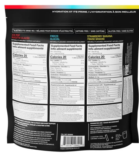 PRIME Hydration+ Sticks Variety Pack, 30-count